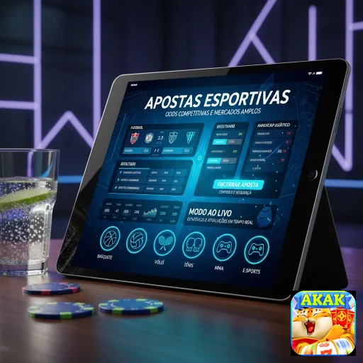 Ilustração de Explore o aplicativo cassino akak para Android e iOS