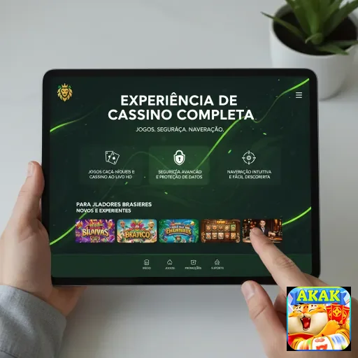 Ilustração de Explore os Jogos Online com a akak e Benefícios VIP