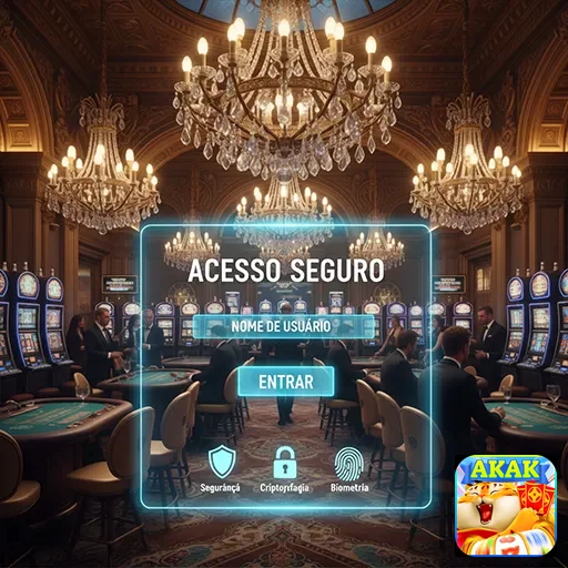 Ilustração de Acesse o Melhor do Cassino Online com akak