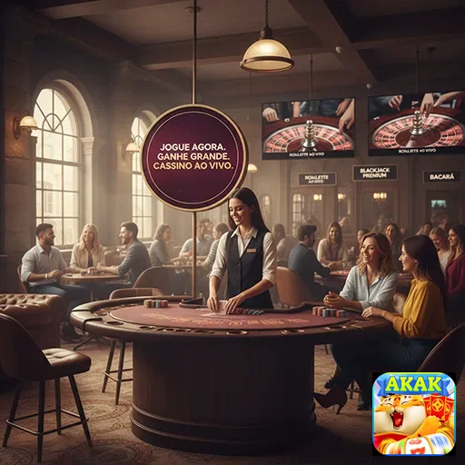 Ilustração de Acesse o Melhor do Cassino Online com akak